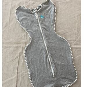Love to Dream Swaddle Up Zip Swaddle Newborn NB Gray 1.0 TOG Cotton Blend